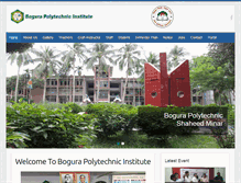 Tablet Screenshot of bograpoly.gov.bd